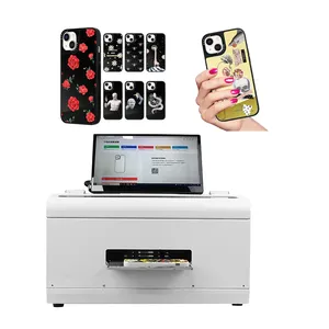 Mini A4 A5 Size UV Printer XP600 F1080 CMYK White UV Ink Printer for 3C Phone Case 3D Back Skin Sticker UV Printing Machine