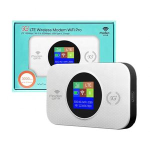 Routeur 4G avec carte SIM Wifi6 300M, Internet mobile 4G, Wifi de poche 4G, 3000mAh Type-C, Routeur 4G pour les voyages en Amérique latine - Product Image 1