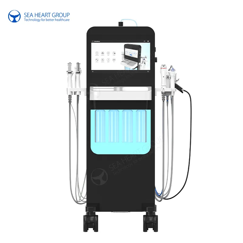 HydraMaster Pro hydra 14 в 1, оборудование для спа-салона для лица, Алмазная дермабразия, машина для чистки лица