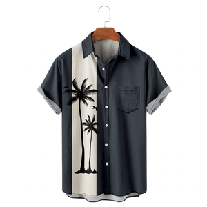T-shirt de plage pour hommes de la meilleure qualité en gros T-shirt entièrement imprimé avec impression personnalisée disponible respirant et écologique - Product Image 1