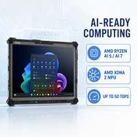 Getac G140 Tablet PC Tangguh 14-Inci AMD Ryzen AI hingga 50 TOPS Layar WUXGA 1000-Nit IP66 Windows 11 Pro