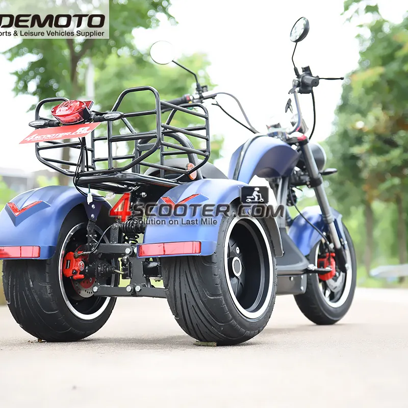 Motos Electrica Scooter Elektromotor rad 4000w Citycoco 3000w Handicap Guangzhou Roller und Elektro roller Big Tyres