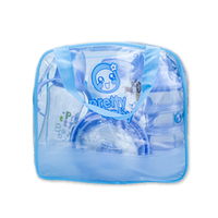 Ensemble cadeau de 5 biberons pour bébé en PP de calibre standard de 250 ml et 150 ml (vêtements) Fournisseur Ensemble de biberons pour bébé fille/garçon