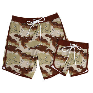 Shorts de bain imprimés pour hommes, séchage rapide, avec cordon de serrage, décontractés, taille mi-haute, longueur courte - Product Image 5