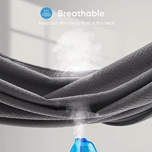 Protège-matelas imperméable OEKO 100% <span class=keywords><strong>anti</strong></span>-acariens et <span class=keywords><strong>anti</strong></span>-insectes, motif bambou, taille simple, avec poches profondes, gris - Product Image 5