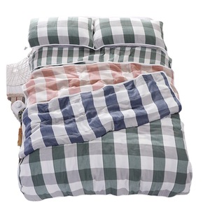 Couverture en coton pur Jianmu Qingyue, 150x200cm, motif rayé en gaze à six couches, taille adulte - Product Image 3