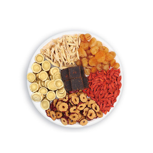 Tianhong Té floreciente de hierbas saludable hecho a mano 7 sabores-Azúcar moreno natural Rosas secas Cubos de jengibre Envoltura individual Grado superior - Product Image 3