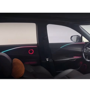 Kit d'éclairage ambiant RGBIC pour voiture Lexus RX 2023-2025, décoration d'ambiance intérieure, contrôle par application Bluetooth, bande lumineuse LED - Product Image 2