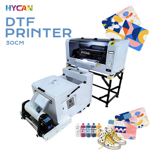 Hycan A3 Double XP600 6Pass Cabezal de impresión de alta calidad Transferencia de calor Película para mascotas DTF Impresora de camisetas de algodón - Product Image 1