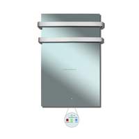 Indicateur de fonctionnement de l'affichage à LED 600W 220-240 V 50-60Hz. Panneau de contrôle tactile infrarouge Miroir Cristal de carbone Panneau de chauffage