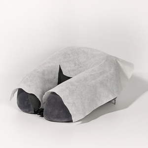 ผ้าคลุมรองศีรษะแบบสปันเลซสีขาว ระบายอากาศได้ดี นุ่มสบาย ป้องกันการแพ้ สำหรับร้านเสริมสวย ใช้สำหรับนวดและทำสวย - Product Image 4