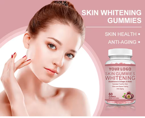 Gummies <span class=keywords><strong>de</strong></span> glutathion à marque privée avec collagène pour le soutien <span class=keywords><strong>de</strong></span> la peau et antioxydant, complément alimentaire blanchissant pour femmes, 60 unités - Product Image 5