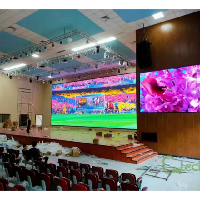 P2.9 led videotron austrália interior p3 grande led tv estádio led parede vídeo