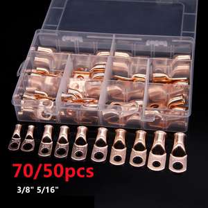 Bornes de connexion pour câbles en cuivre pur, norme américaine, pour câbles de calibre 8, 4, 2, 0, 1 AWG, kit de bornes pour ingénierie chimique - Product Image 5