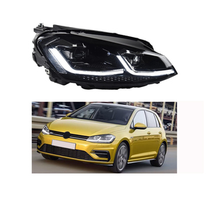 RSU tuning voiture <span class=keywords><strong>lampe</strong></span> auto lampes <span class=keywords><strong>modifier</strong></span> xénon <span class=keywords><strong>LED</strong></span> phare lumière pour VW Golf 7 14-17 lifting golf7.5 style rouge chrome ligne - Product Image 3