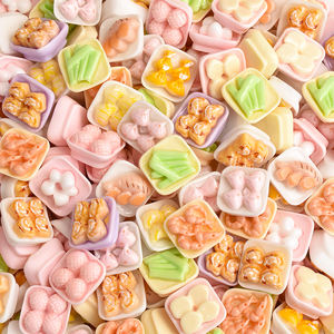 Cabujones de resina de base plana DIY, dijes de comida en miniatura (platos de hot pot y verduras) para decoraciones navideñas y teléfonos móviles - Product Image 2