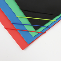 Porte-documents de présentation de bureau en plastique PP A4 coloré personnalisé, classeur de documents, boîte de classement scolaire économique, porte-documents