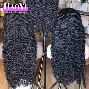 Perruque bouclée vietnamienne en gros, perruques frontales en dentelle HD, cheveux humains brésiliens, 100% cheveux vierges indiens naturels, perruque frontale en dentelle HD 13x4 - Product Image 4