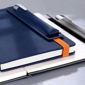 Hot Sale Pu Leather Journal With Pen Bag Handmade <b>A5</b> Notebook Custom Planner Agenda 2025 - Product Image 5