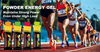 Chumita Sport Elektrolytenpoeder Volwassenen Hydratatie Supplement Suiker Vrij Aardbeiensmaak 9 Aminozuren Energiegel Mineralen