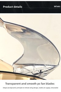 2024 Mô Hình Mới Nhựa 3-Tốc Độ Yên Tĩnh Quạt Điện Ánh Sáng Điều Khiển Từ Xa Phòng Ăn Khách Thiết Kế Hiện Đại Quang Phổ Đầy Đủ LED - Product Image 4