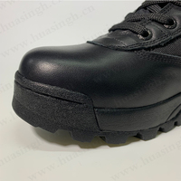 XC, Anti-choc EVA + semelle en caoutchouc USMC bottes de combat d'entraînement 6 pouces noir bottes de style solide pour hommes HSM044