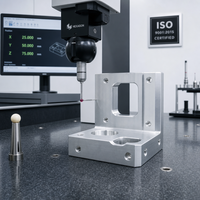 Services de fraisage CNC de précision sur mesure pour support de capteur en aluminium 6061-T6, plaque de base fixe en forme de L pour caméra
