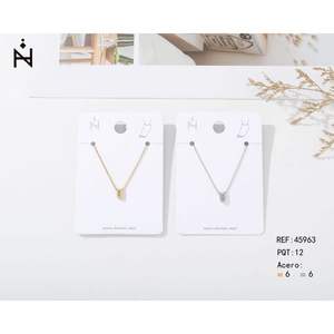 Tobillera con letra U de acero inoxidable, joyería minimalista para mujer, accesorio de calzado de moda - Product Image 1