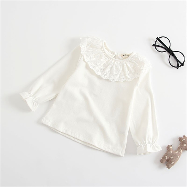 Top in pizzo bianco