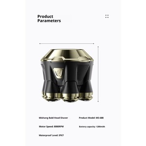 CITICITY Safe Compact Digital Display Cordless 6D Head Hair Trimmer Household Waterproof <b>Men</b> Magnetic Electric <b>Razor</b> - Product Image 6
