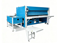 Machine à plier le linge plat à vapeur automatique 3300 mm, équipement de blanchisserie commercial pour hôtels et hôpitaux
