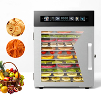 Voedseldehydrator Elektrische Plastic Schaal Droger Fruit Groente Vlees Huisdier Snacks Digitale Timer CE Fabrikant Fabrieksprijs
