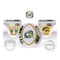 Anillo de Réplica de Campeonato de Baloncesto Personalizado, Anillo Conmemorativo de Aleación Grabado con el Año del Equipo, Joyería Personalizada para Clubes de Liga
