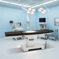 Table d'opération mobile médicale KL-D.III avec support de jambe en C et système hydraulique électrique pour examen chirurgical