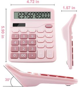 Calculadoras de Alta Gama con Pantalla de 12/14 Dígitos, Plástico, Doble Alimentación Solar/Batería, Alta Calidad, Certificación CE RoHS/FCC - Product Image 2