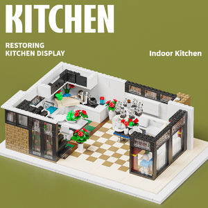 Bloques de Construcción de Plástico ABS para Niños, 2080 Piezas, Diseño de Calle Moderna, Villa de <span class=keywords><strong>Florencia</strong></span>, Decoración Creativa, Juego de Regalo, Nuevo - Product Image 4