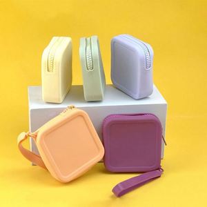 Premium Mini Zipper Coin Purses Women <b>Men</b> Portable Silicone Wallets With Custom Logo Cute <b>Pouch</b> Style for Daily & Travel Use - Product Image 2