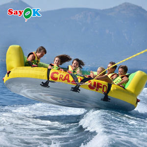Sayok Sofa gila mengambang air tiup kelas komersial dapat ditarik Ski air UFO gila - Product Image 2