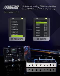 Pedal <span class=keywords><strong>de</strong></span> Guitarra MOOER GE150 Plus Li - 198 Presets, 55 Modelos <span class=keywords><strong>de</strong></span> Amplificador, 25 Simulaciones <span class=keywords><strong>de</strong></span> Cabina, 20 Ranuras MNRS, Cargador <span class=keywords><strong>de</strong></span> IR, Looper <span class=keywords><strong>de</strong></span> <span class=keywords><strong>80</strong></span> Segundos, 40 Ritmos <span class=keywords><strong>de</strong></span> Batería, 10 - Product Image 4