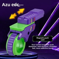 Jouets de décompression multifonctionnels EDC : Gyroscope à cliquet, Gadget anti-stress, Fidget Spinner manuel en plastique, Jouets sensoriels