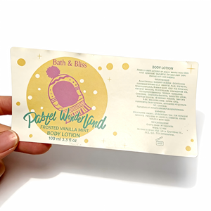 Etichetta Adesiva Rotonda Lucida Personalizzata con Nome del Marchio Privato Stampato in Vinile per Uso Artigianale - Product Image 3