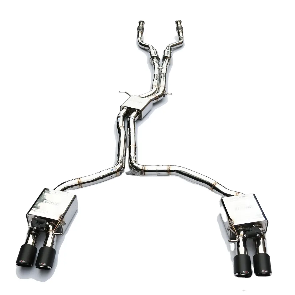 Active Sound performance system muffler catback Valve tips for Audi S5 B9 Exhaust