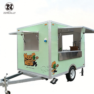 Camion de restauration rapide mobile avec cuisine complète, pompe à eau pour pizzas, café, équipé pour <span class=keywords><strong>divers</strong></span> aliments - Product Image 4