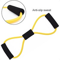 TPE 8 Word Fitness Yoga goma resistencia bandas de goma Fitness banda elástica Fitness equipo expansor entrenamiento gimnasio ejercicio tren