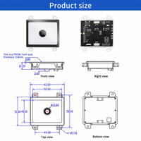 Escáner de Códigos de Barras 2D Android YUANAIDC, Módulo de Código QR 1D, Escáner PDF417 Integrado para Gestión de Almacenes Industriales