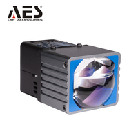 UPS CNC P5-Ultra 1.5 pouces 6000k 35W feux de croisement 35W feux de route 55W coupe plate lentille bleue matrice phare de voiture projecteur Bi Led