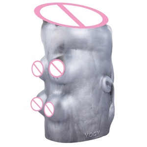 Masturbador Masculino de Silicona Súper Suave y Realista con Forma de Vaca Lechera, Estimulador de Fantasía 2 en 1, Portátil - Product Image 5