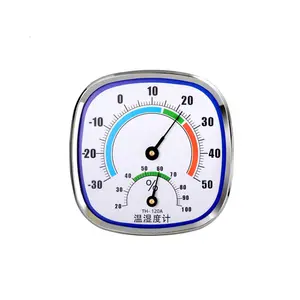 Termometer TH-601 dan Higrometer Analog Monitor Suhu Pengukur Kelembaban untuk Rumah Kantor Hotel Sekolah