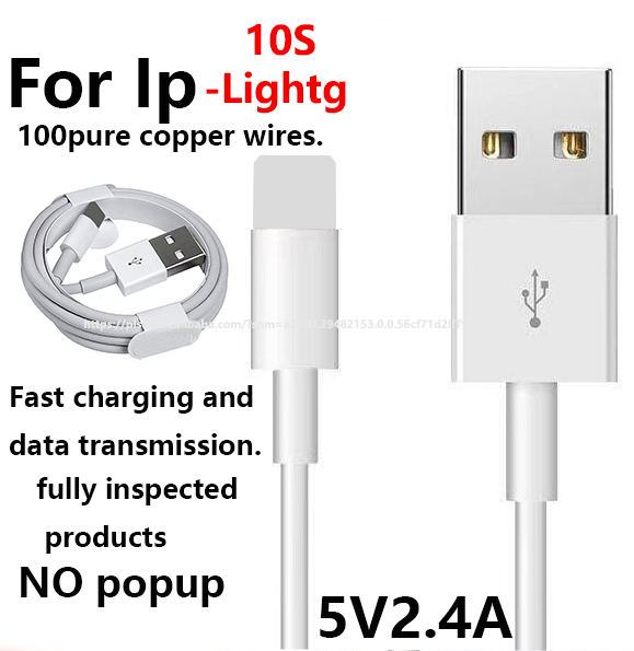 Blanc 5V2.4A charge uniquement USB-L