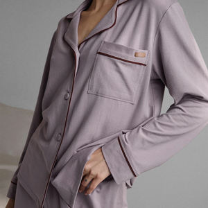 Da <span class=keywords><strong>donna</strong></span> abito da notte Sexy taglie forti Satin Tencel Lyocell tessuto modale pigiama Set da <span class=keywords><strong>donna</strong></span> tinta unita - Product Image 4